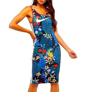 Nike Women's Tropical Print Bodycon Dress